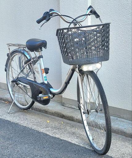 Assistista 電動アシスト自転車 シルバー パナソニック♪電動アシスト自転車♪シルバー♪バッテリー2個