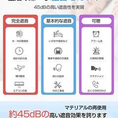新品未開封 睡眠用耳栓　おまけ氷のうの画像