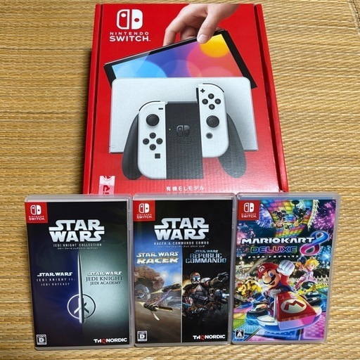 Nintendo Switch 本体+カセット3つ (Pan) 国頭のテレビゲーム