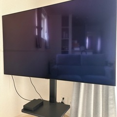 55型テレビ＆録画HDD/テレビスタンドの画像