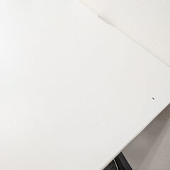デスク　ホワイト　W100 ☓ D60 ☓ H69(cm)（2025年10月3日まで出品予定）の画像