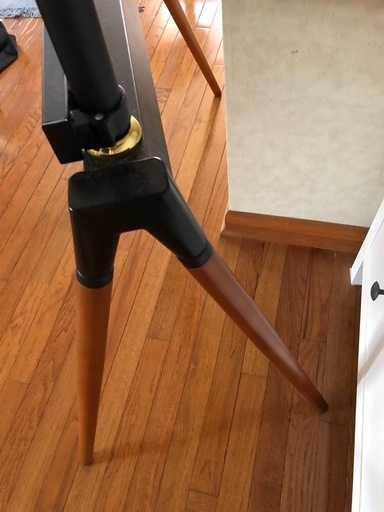 ☆ テレビ台 テレビスタンド 33〜55型 ハイタイプ 調整 黒 木製 天然木