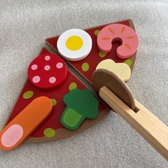 おままごと  クロワッサン　ピザの画像