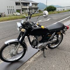 ヤマハ YB-1 2スト F5B 実動 書類付き 吹け上がり良好 ルーニー チャンバー付き 通勤 通学 カフェレーサー カスタムベースにもの画像