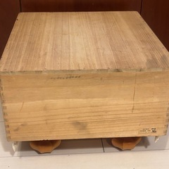 本榧　脚付き将棋盤 駒台、桐覆、布カバー付きの画像