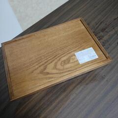 新品未使用  木製トレイの画像