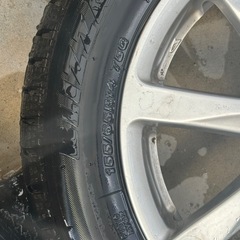 BRIDGESTONE（ブリヂストン） BLIZZAK REVO GZ  155/65R14 2014年21週　スタッドレス 冬用 タイヤ ダイハツ純正 アルミホイールの画像