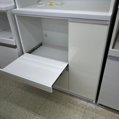 リユースのサカイ東金店 土井インテリアキッチンボード(白) ※左側面割れ凹みあり TJ13699の画像