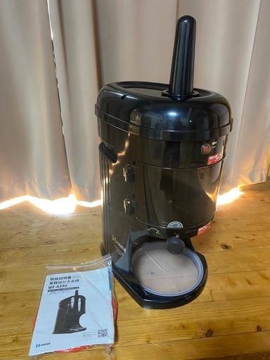 【完動品】HAIGE ハイガー WF-A299 電動 業務用かき氷機 お客様サポート｜ハイガー株式会社