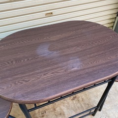 カフェテーブル　ダイニングテーブルセットの画像
