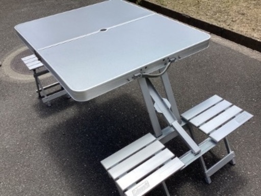 廃番 希少 Coleman アルミニウムピクニックテーブル (Mino) 大東