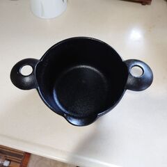 揚げ物用鉄製鍋（中古）の画像