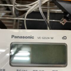 電話機　No.3738　パナソニック　VE-GD24DL　※子機欠品　【リサイクルショップどりーむ天保山】の画像