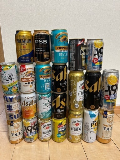 お酒まとめ売り ビール チューハイ ハイボール 23本 (ぽこすけ