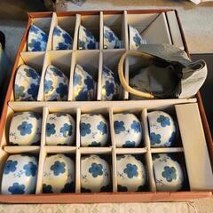 有田焼　茶碗湯呑み急須セットの画像