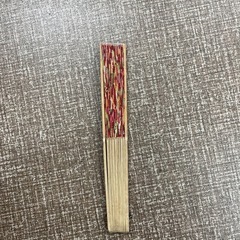 梅の花　扇子の画像