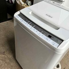 日立 洗濯機 8.0kg ビートウォッシュ BW-V80F 2021年製 ナイアガラビート洗浄 縦型の画像