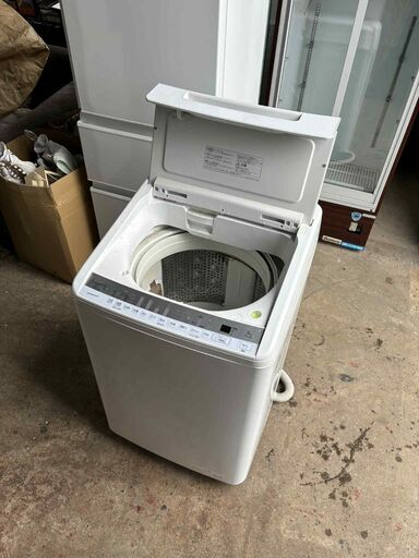 日立 HITACHI 2021年製 ビートウォッシュ BW-V80F 8kg 全自動洗濯機 ビートウォッシュ BW-V80F ： 洗濯機・衣類乾燥機