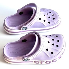【美品】クロックス C11（17〜18cm）ラベンダー系／4ヶ月使用・クリーニング済の画像