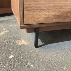ロ2508-181 キャビネット 木目ブラウン 中古美品の画像