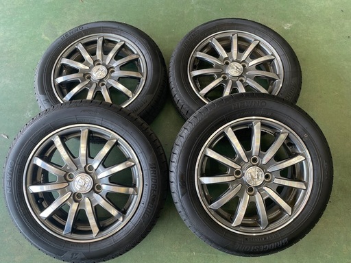 ☆*:.｡. ホンダ　N-WGNカスタム純正アルミ　タイヤほぼ新品.｡.:*☆