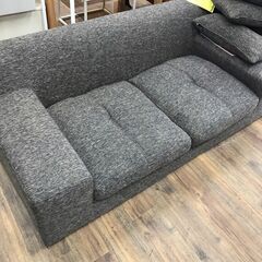 【ジャングルジャングル広陵店】ソファー　2人用　グレーの画像