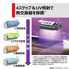 🩵未使用🩵2024年製 TOSHIBA 2.2kwエアコン RAS-N221X 東芝 エアコン 6畳 プラズマ空清搭載 スタンダード 大清快 Xシリーズ 2024年モデル NO.6815F 　の画像