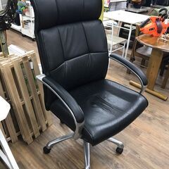 【ジャングルジャングル広陵店】デスクチェア　ブラックの画像