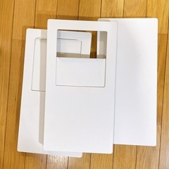無印良品　ゴミ箱３つセット　ふた、キャスター、袋どめ付きの画像