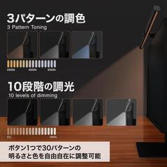 モニターライト USB充電式デスクトップ クリップライト led 目に優しいの画像
