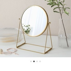 IKEA テーブルミラー　化粧用鏡　メイク用の画像