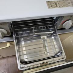 都市ガス用グリル付きガステーブル美品の画像
