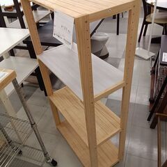 ★リユースのサカイ千葉中央店★期間限定割引有  木製ラック  H121×D30×W62 クリーニング済み TC4119の画像