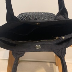未使用級ハンドバック・スタッズミニトート 数回使用の画像