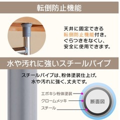 押し入れ収納 ハンガーラックの画像