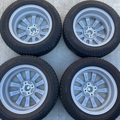 スタッドレス WINTER MAXX 03 4本セットPCD100 15×5.5J 175/65R15 ダンロップ アクア ウィンターマックス インセット42の画像
