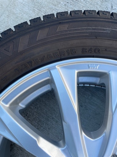 スタッドレス WINTER MAXX 03 4本セットPCD100 15×5.5J 175/65R15 ダンロップ アクア ウィンターマックス インセット42