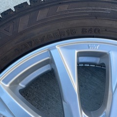 スタッドレス WINTER MAXX 03 4本セットPCD100 15×5.5J 175/65R15 ダンロップ アクア ウィンターマックス インセット42の画像