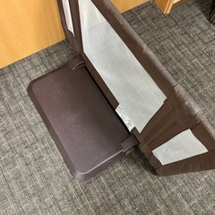 日本育児 おくだけとおせんぼ ベビーゲート ブラウン の画像