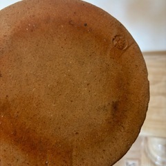 萩焼　持ち手付き花入の画像