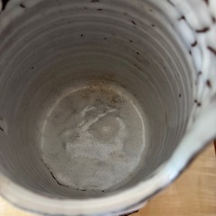 萩焼　持ち手付き花入の画像