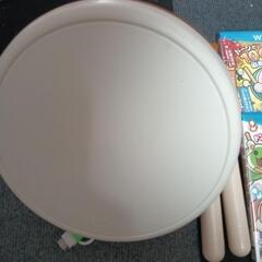 Wii U  太鼓の達人　太鼓.鉢.ソフト2個セットの画像