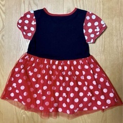 【記名なし】ミニーちゃん　チュール付きワンピース　110の画像