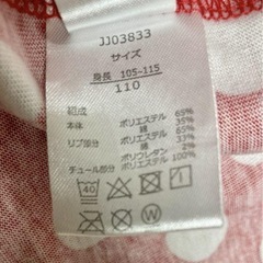 【記名なし】ミニーちゃん　チュール付きワンピース　110の画像