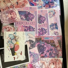 イラスト集　シールなどの画像