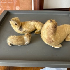 あざらし親子ぬいぐるみ？おきもの？の画像