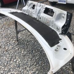 MK53Sスペーシアカスタム純正ボンネット雹害パールホワイトの画像