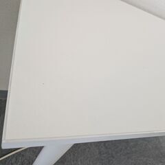 サイドテーブル 幅1200×奥行400×高さ700mm ホワイトOC-FL1240 の画像