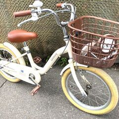 Goteborg ヨーテボリ ◆幼児用自転車◆ 16インチ ミルクホワイト 補助輪付きの画像