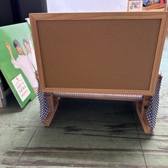 マルシェ展示台（手作り）の画像